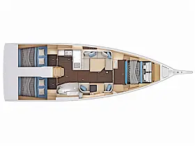 Sun Odyssey 415 - Layout